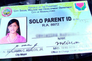 Solo-parent-ID Requirements