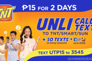 UTP15 - TNT Unli Call Promo