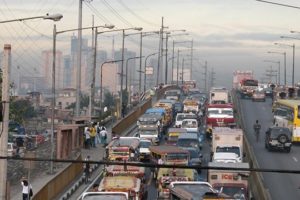 Traffic due to road repair