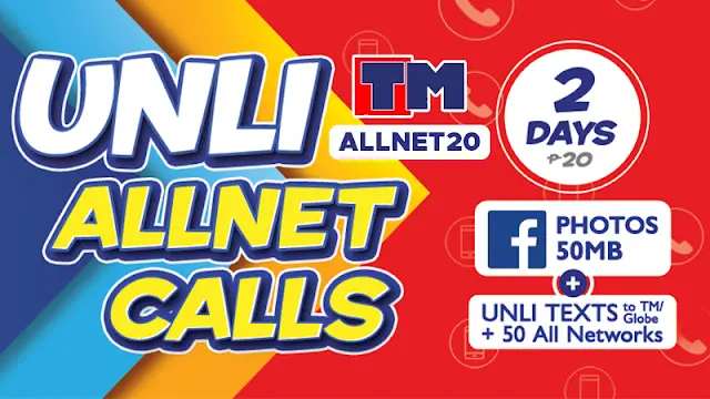 TM ALLNET20: Unlimited Calls to All Networks!