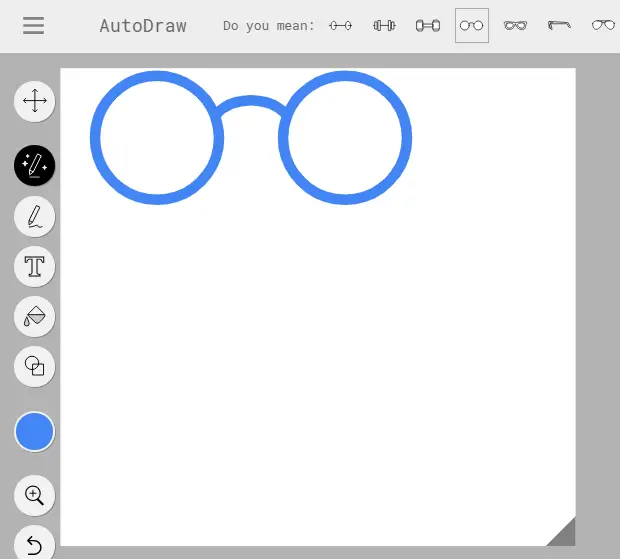 Google AutoDraw 2 Google AutoDraw sample of how its AI technology works