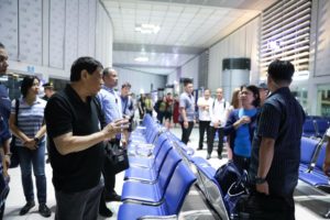 Duterte's surprise inspection at NAIA Terminal 2