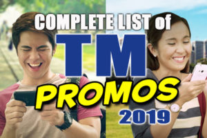 Complete List TM-Promos-2019