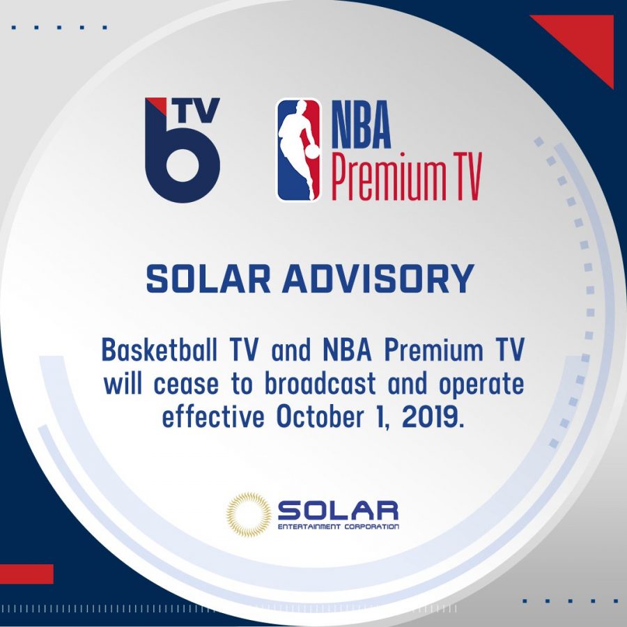 NBA Ceased Broadcast in all Pay TVs and Local Channels