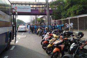 Free Angkas Rides Given by the Management Because of LRT-2 Repair