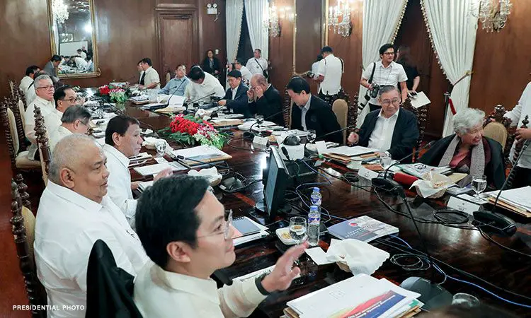 Cabinet Members Give 75 Percent of Their Salaries to Help in the COVID-19 PH Government Efforts 75 percent of their salaries, to be given to the gov't