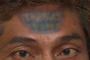 Takoyaki store owner. Photo: ABS-CBN News